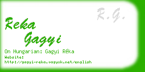reka gagyi business card